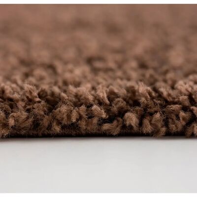 SANAT Loca Shaggy Teppich - 150cm, 30mm, Dunkelbraun - Teppich SANAT Loca Shaggy Teppich - 150cm, 30mm, Dunkelbraun - Teppich