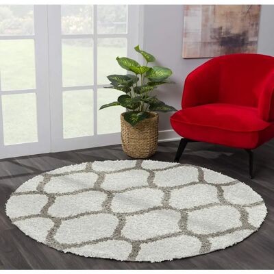 SANAT Madrid runder Teppich beige - Teppiche SANAT Madrid runder Teppich beige - Teppiche