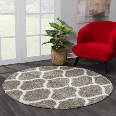 SANAT Madrid - Durchmesser 150 cm - Florhöhe 30 mm - Farbe hellgrau - Teppich SANAT Madrid - Durchmesser 150 cm - Florhöhe 30 mm - Farbe hellgrau - Teppich