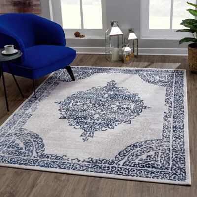 SANAT Evra 7001 blauer Teppich - Teppich SANAT Evra 7001 blauer Teppich - Teppich