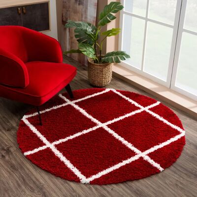 SANAT - MADRID - Rot - Ø150 cm - Rug SANAT - MADRID - Rot - Ø150 cm - Rug