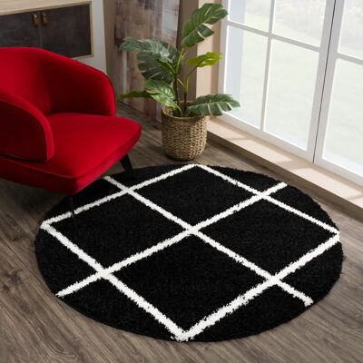 SANAT Madrid Rund Langflor Teppich - Teppich SANAT Madrid Rund Langflor Teppich - Teppich