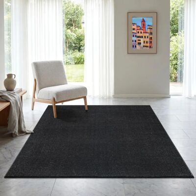 SANAT - UNI - Schwarz - 80x200 cm - Rug SANAT - UNI - Schwarz - 80x200 cm - Rug