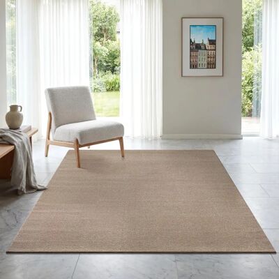SANAT Uni Teppich - 120x170cm, 13mm, beige - Teppich SANAT Uni Teppich - 120x170cm, 13mm, beige - Teppich