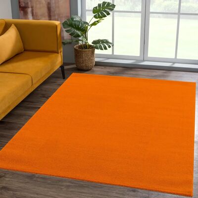 Sanat Uni Orange Teppich - Rechteckiger Indoor-Teppich Sanat Uni Orange Teppich - Rechteckiger Indoor-Teppich
