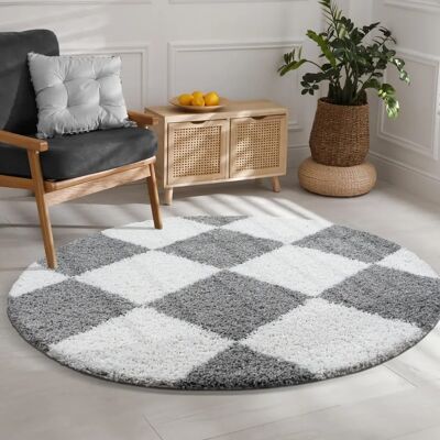SANAT - MILANO 1250 - hellgrau - runder Teppich SANAT - MILANO 1250 - hellgrau - runder Teppich