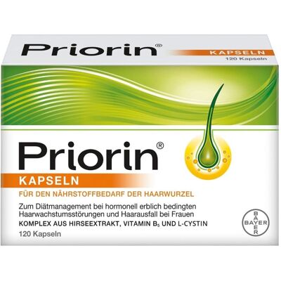 Bayer Priorin Kapszula 120 db - Hajnövekedést támogató Bayer Priorin Kapszula 120 db - Hajnövekedést támogató