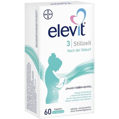 Bayer Elevit 3 Stillzeit Weichkapseln - Vitamin- und Mineralstoffpräparat Bayer Elevit 3 Stillzeit Weichkapseln - Vitamin- und Mineralstoffpräparat