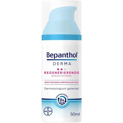Bayer Bepanthol Derma Crème Visage Régénérante - Hydratant pour peau sensible Bayer Bepanthol Derma Crème Visage Régénérante - Hydratant pour peau sensible