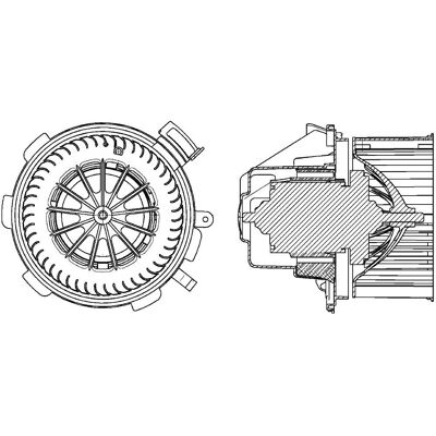 Mercedes-Benz Sprinter Interior Blower Motor - AB 88 000P Mercedes-Benz Sprinter Interior Blower Motor - AB 88 000P