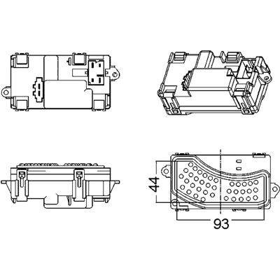 MAHLE ABR 5 000S Ilmastointivirtalijohtimennin - Audi A6 C6 MAHLE ABR 5 000S Ilmastointivirtalijohtimennin - Audi A6 C6