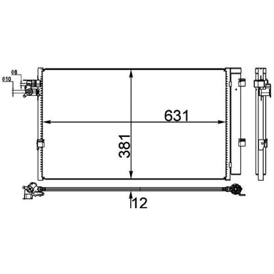 MAHLE AC 38 000P - Κοντέινερ Κλιματισμού MAHLE AC 38 000P - Κοντέινερ Κλιματισμού