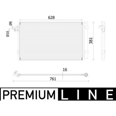 Mahle AC99000P Paralleler Klimakondensator - Kondensator Mahle AC99000P Paralleler Klimakondensator - Kondensator
