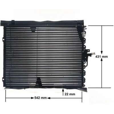 MAHLE AC 133 000S Lämmitin - Mercedes-Benz W124 MAHLE AC 133 000S Lämmitin - Mercedes-Benz W124