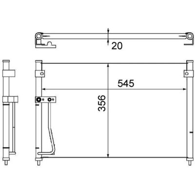 MAHLE Original AC 257 000S - Κοντέισον Κλιματισμού MAHLE Original AC 257 000S - Κοντέισον Κλιματισμού