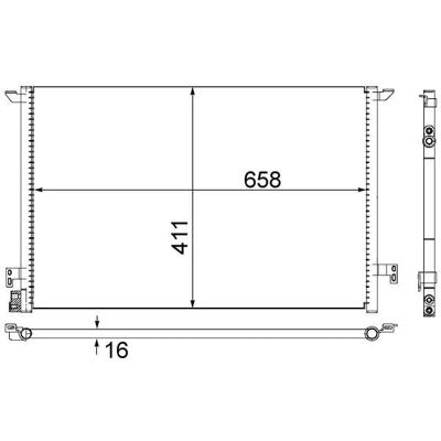 MAHLE ORIGINAL AC 295 000S - Κλιματιστικό Ψυγείο Opel Vauxhall MAHLE ORIGINAL AC 295 000S - Κλιματιστικό Ψυγείο Opel Vauxhall