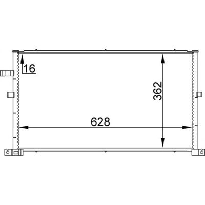 MAHLE AC 296 001S - Klimakondensator MAHLE AC 296 001S - Klimakondensator