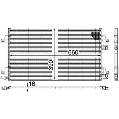 MAHLE ORIGINAL AC 366 000P - Συμπυκνωτής κλιματισμού για Renault Vel Satis MAHLE ORIGINAL AC 366 000P - Συμπυκνωτής κλιματισμού για Renault Vel Satis
