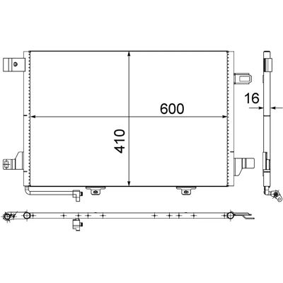 MAHLE ORIGINAL AC 369 000S Συμπυκνωτής - Mercedes-Benz Κλάση A/B MAHLE ORIGINAL AC 369 000S Συμπυκνωτής - Mercedes-Benz Κλάση A/B