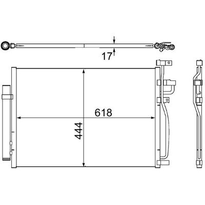 MAHLE Original AC 489 000S Συμπυκνωτής - Κλιματισμός MAHLE Original AC 489 000S Συμπυκνωτής - Κλιματισμός