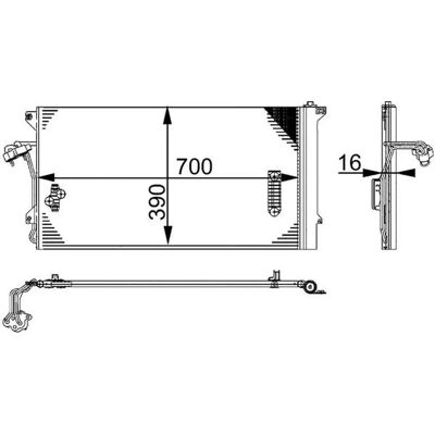 MAHLE AC 659 000S Kondensator - Egnet til VW Touareg, Audi Q7, Porsche Cayenne - 2 Års Garanti MAHLE AC 659 000S Kondensator - Egnet til VW Touareg, Audi Q7, Porsche Cayenne - 2 Års Garanti