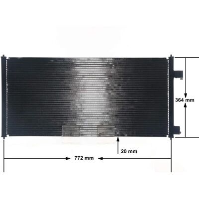 MAHLE AC 689 000S Condenser - Ford Transit Connect Mk1 Van MAHLE AC 689 000S Condenser - Ford Transit Connect Mk1 Van