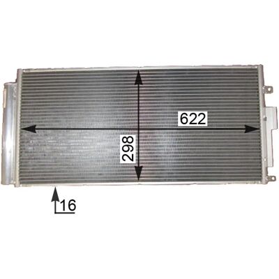 MAHLE BEHR Condensator - Aer condiționat - 4057635027830 MAHLE BEHR Condensator - Aer condiționat - 4057635027830