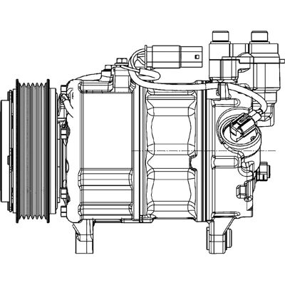 MAHLE Original ACP 599 000P Ilmastointikompressori MAHLE Original ACP 599 000P Ilmastointikompressori
