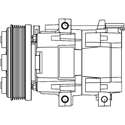 ΜΑΗΛΕ Original FS10-170 Συμπιεστής Κλιματισμού - Ford ΜΑΗΛΕ Original FS10-170 Συμπιεστής Κλιματισμού - Ford
