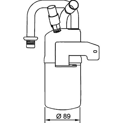 MAHLE ORIGINAL AD 274 000P Tørrer - Klimaanlæg MAHLE ORIGINAL AD 274 000P Tørrer - Klimaanlæg