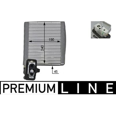 Mahle Dv6n19850ca Evaporator - Evaporator, Aer condiționat Mahle Dv6n19850ca Evaporator - Evaporator, Aer condiționat