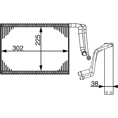 MAHLE ORIGINAL AE 143 000S - Klimakondensator for BMW 1-serie, 2-serie Coupé MAHLE ORIGINAL AE 143 000S - Klimakondensator for BMW 1-serie, 2-serie Coupé