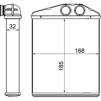 MAHLE AH 13 000S - Radiator MAHLE AH 13 000S - Radiator