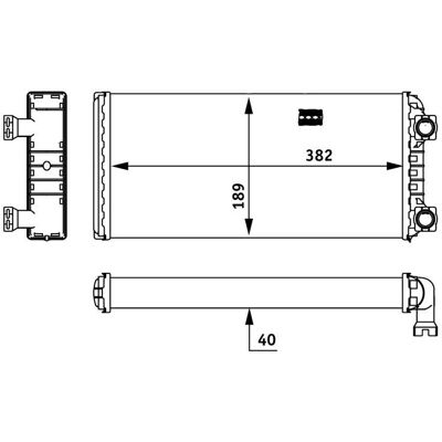 MAHLE AH 133 000P Radiator Heater System MAHLE AH 133 000P Radiator Heater System
