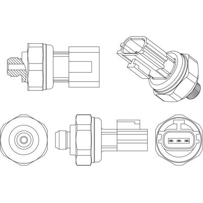 MAHLE ORIGINAL ASE 11 000P - Klimaanlegg Trykkbryter MAHLE ORIGINAL ASE 11 000P - Klimaanlegg Trykkbryter