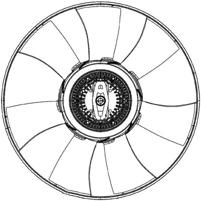 Ανεμιστήρας MAHLE - 428mm, 7 πτερύγια - Για Mercedes-Benz Sprinter και άλλα Ανεμιστήρας MAHLE - 428mm, 7 πτερύγια - Για Mercedes-Benz Sprinter και άλλα