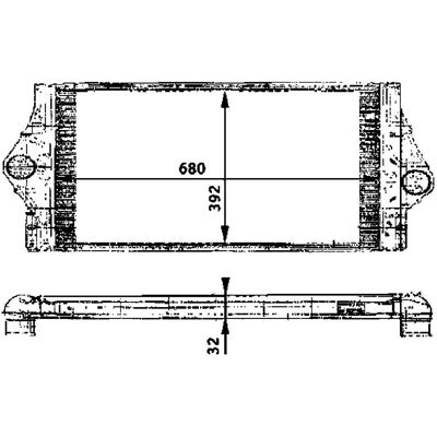 Ψύκτης αέρα Mahle Behr - CI 58 000P Ψύκτης αέρα Mahle Behr - CI 58 000P