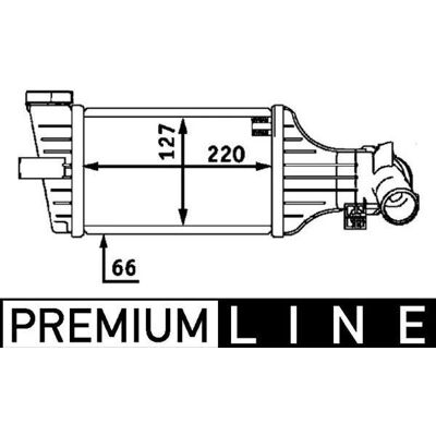 MAHLE CI 71 000P - Intercooler MAHLE CI 71 000P - Intercooler