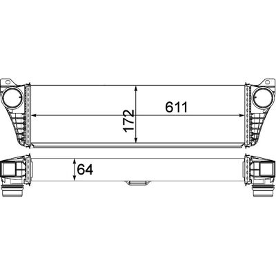 Mercedes-Benz Vito Viano Intercooler - Premium Luftkühler Mercedes-Benz Vito Viano Intercooler - Premium Luftkühler