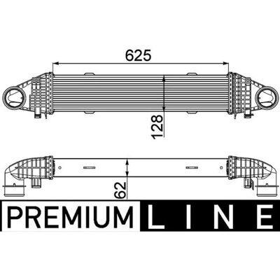 MAHLE Intercooler CI 358 000P - Intercooler MAHLE Intercooler CI 358 000P - Intercooler