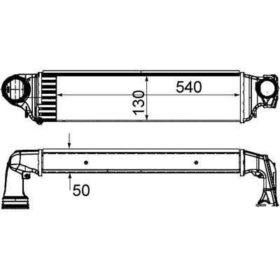 MAHLE ORIGINAL CI 425 000S Intercooler - BMW 3 Serie MAHLE ORIGINAL CI 425 000S Intercooler - BMW 3 Serie