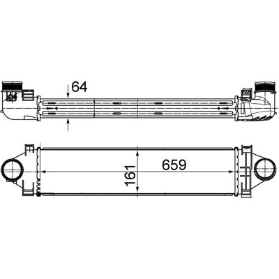 Eredeti MAHLE CI 501 000S Intercooler - Land Rover Freelander 2 SUV Eredeti MAHLE CI 501 000S Intercooler - Land Rover Freelander 2 SUV