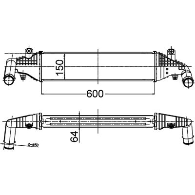 MAHLE CI 504 000S Ladeluftkühler - Luft til Luft, Luft til Vann, Mazda 3 5-dørs MAHLE CI 504 000S Ladeluftkühler - Luft til Luft, Luft til Vann, Mazda 3 5-dørs