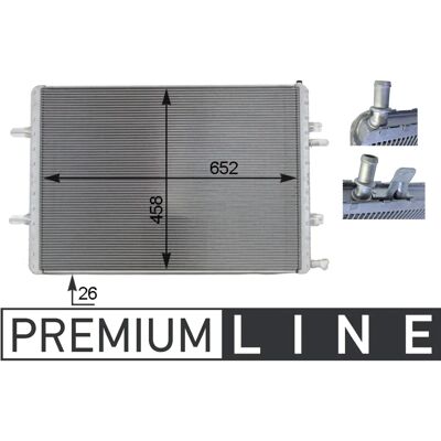 Mahle CIR 3 000P Intercooler - Radiatore a Bassa Temperatura Mahle CIR 3 000P Intercooler - Radiatore a Bassa Temperatura