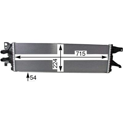 MAHLE Original CIR 8 000P Alumiinijäähdytin - Jäähdytysjärjestelmä MAHLE Original CIR 8 000P Alumiinijäähdytin - Jäähdytysjärjestelmä