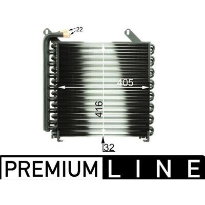 MAHLE BEHR Motor Oil Cooler - Engine Oil Cooler - Laminated Cooling Fins MAHLE BEHR Motor Oil Cooler - Engine Oil Cooler - Laminated Cooling Fins