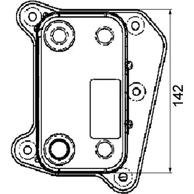 Mahle CLC 38 Ölkühler - Passend für Mercedes-Benz E-Klasse C-Klasse Mahle CLC 38 Ölkühler - Passend für Mercedes-Benz E-Klasse C-Klasse