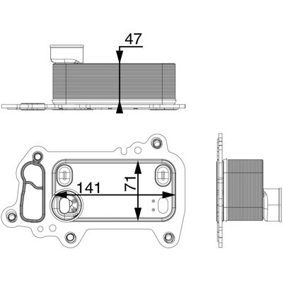 MAHLE CLC 79 000P Öl Kühler - Öl Kühler MAHLE CLC 79 000P Öl Kühler - Öl Kühler