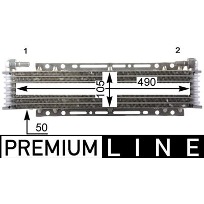MAHLE ORIGINAL CLC 206 000P - Oliekøler til SCANIA MAHLE ORIGINAL CLC 206 000P - Oliekøler til SCANIA