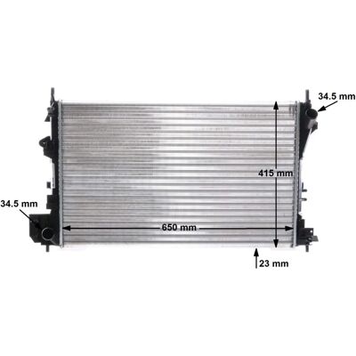MAHLE ORIGINAL CR 40 000S Ψύκτης κινητήρα - Ψύξη κινητήρα - Opel Saab Vauxhall MAHLE ORIGINAL CR 40 000S Ψύκτης κινητήρα - Ψύξη κινητήρα - Opel Saab Vauxhall